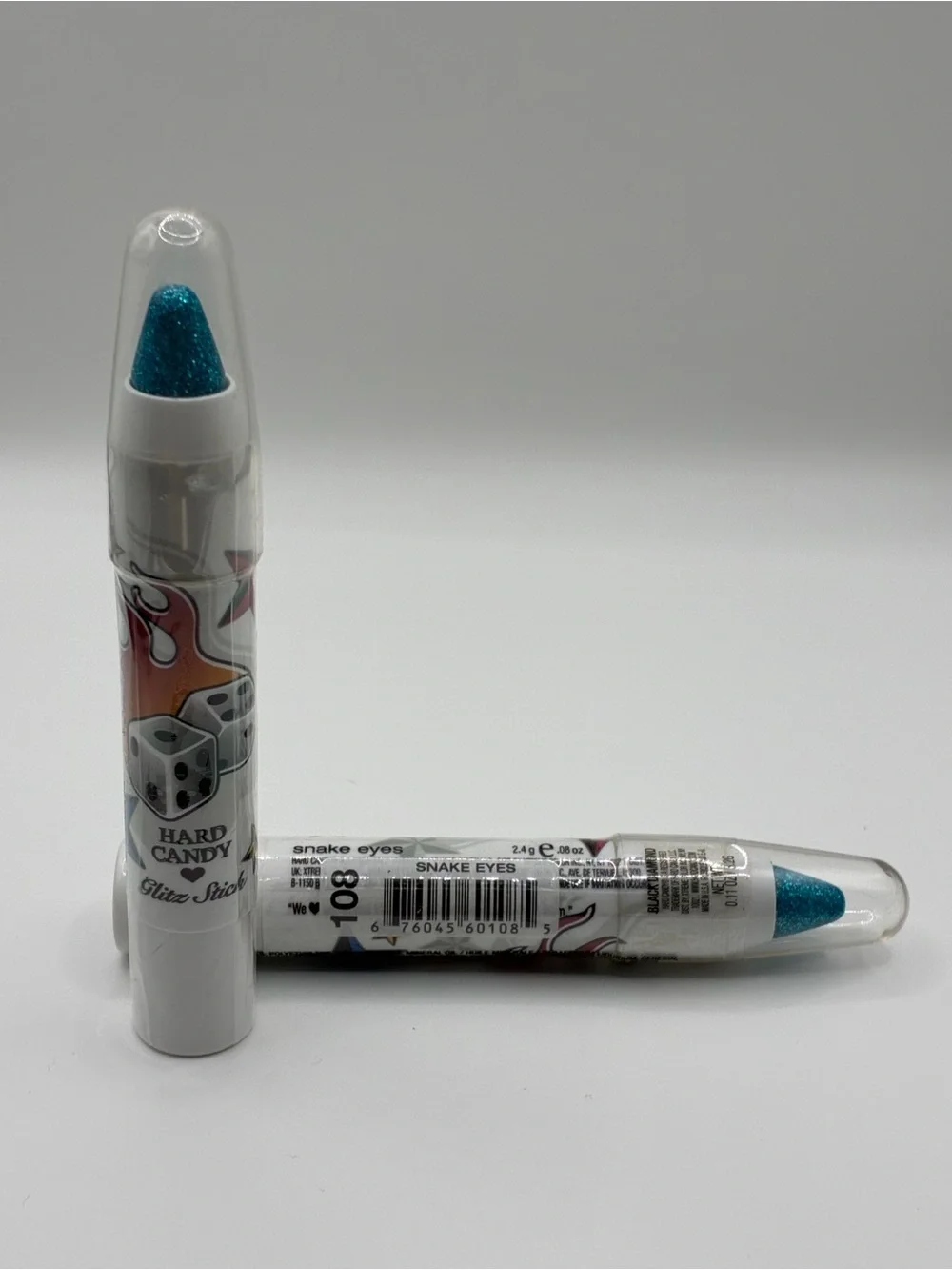 2-Pack Hard Candy Glam Blue Glitz Eyeshadow Glitter Stick - 108 Snake Eyes